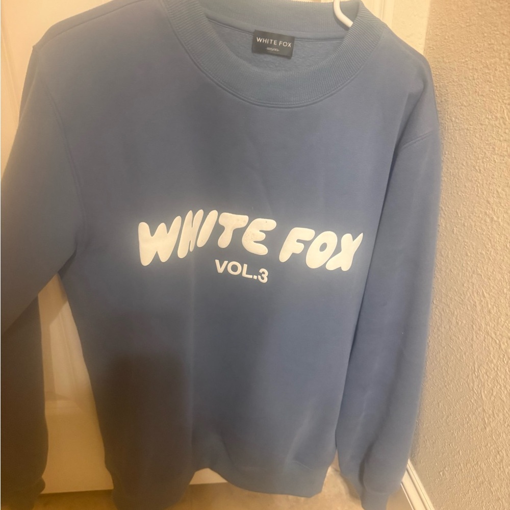 White Fox Boutique Blue Sweater